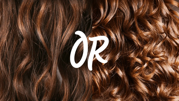 photo of curly or wavy hair